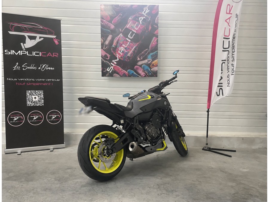 YAMAHA d'occasion MT-07 MT de 2017 Les Sables d'Olonne (85)﻿