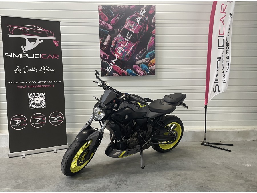 YAMAHA d'occasion MT-07 MT de 2017 Les Sables d'Olonne (85)﻿