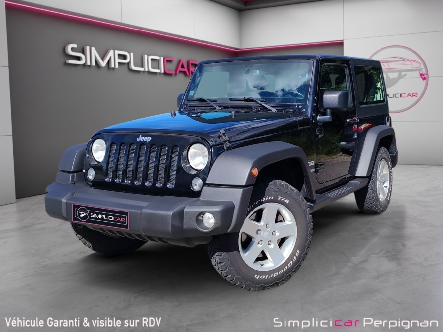 JEEP d'occasion WRANGLER 2.8 CRD 200 SPORT de 2014 Perpignan (66)﻿