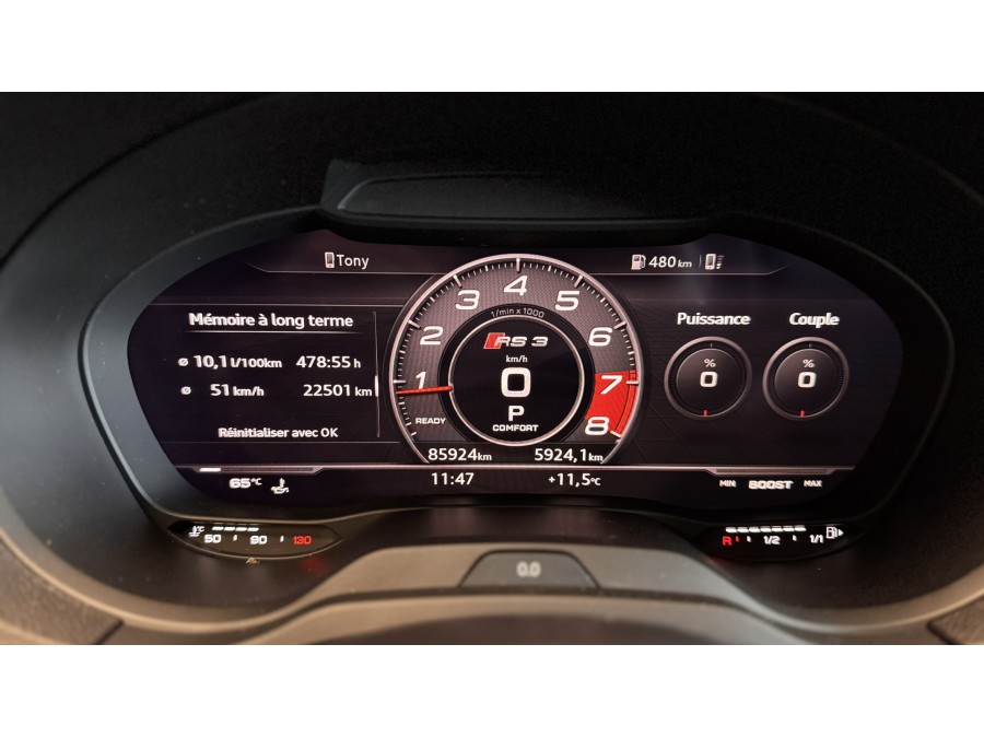 AUDI d'occasion RS3 SPORTBACK 2.5 TFSI 400 QUATTRO S TRONIC de 2019