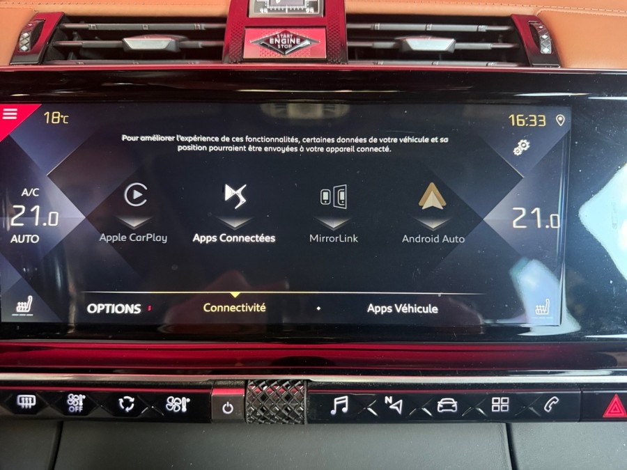DS d'occasion DS7 1.6 PURE TECH 225 GRAND CHIC BA de 2020 Pertuis