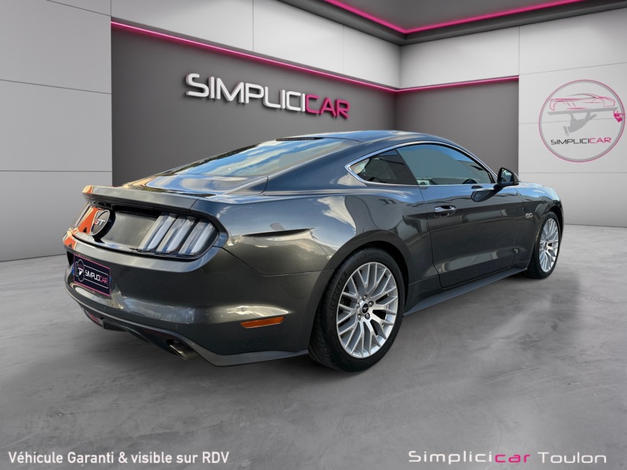 FORD d'occasion MUSTANG FASTBACK 5.0 V8 446 GT BA de 2016 Toulon Est