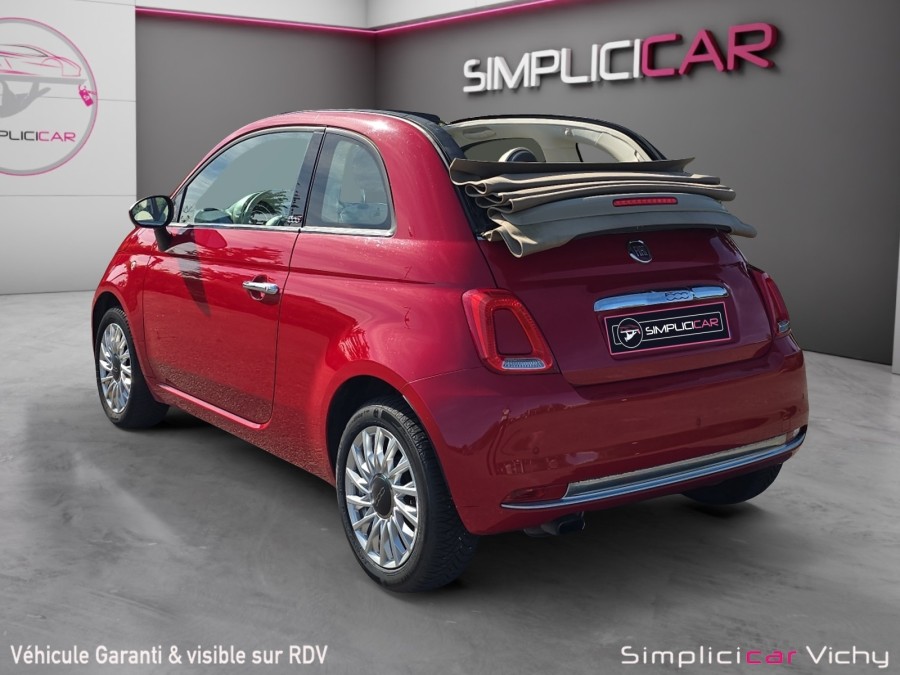 FIAT d'occasion 500 C 1.2 8V 69 LOUNGE de 2017 Vichy (03)﻿