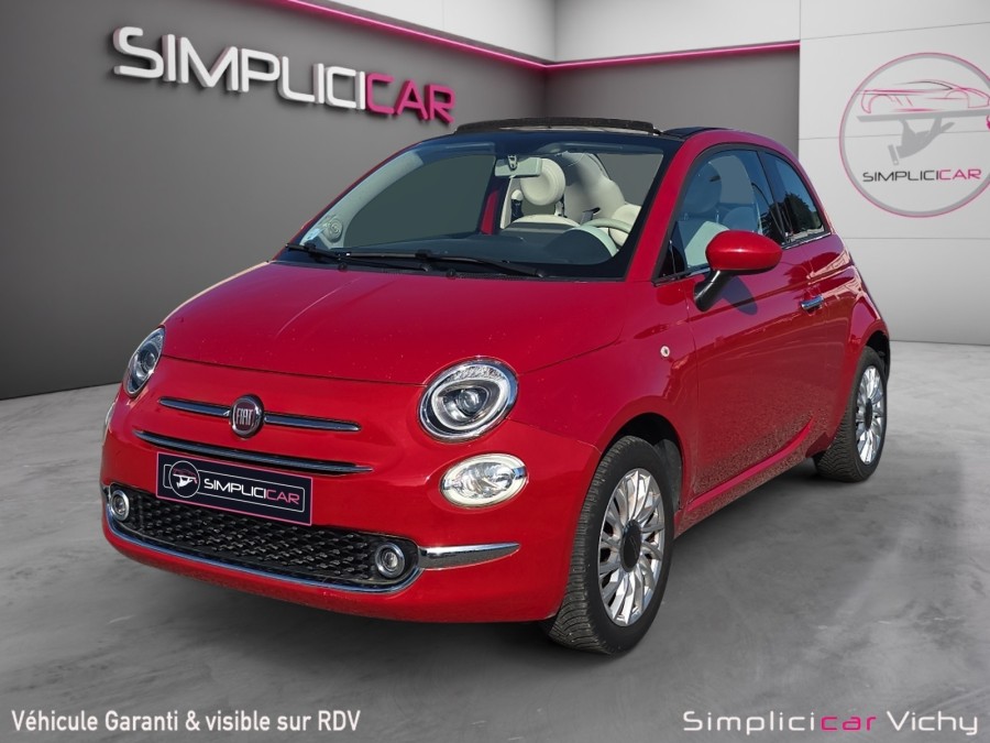 FIAT d'occasion 500 C 1.2 8V 69 LOUNGE de 2017 Vichy (03)﻿