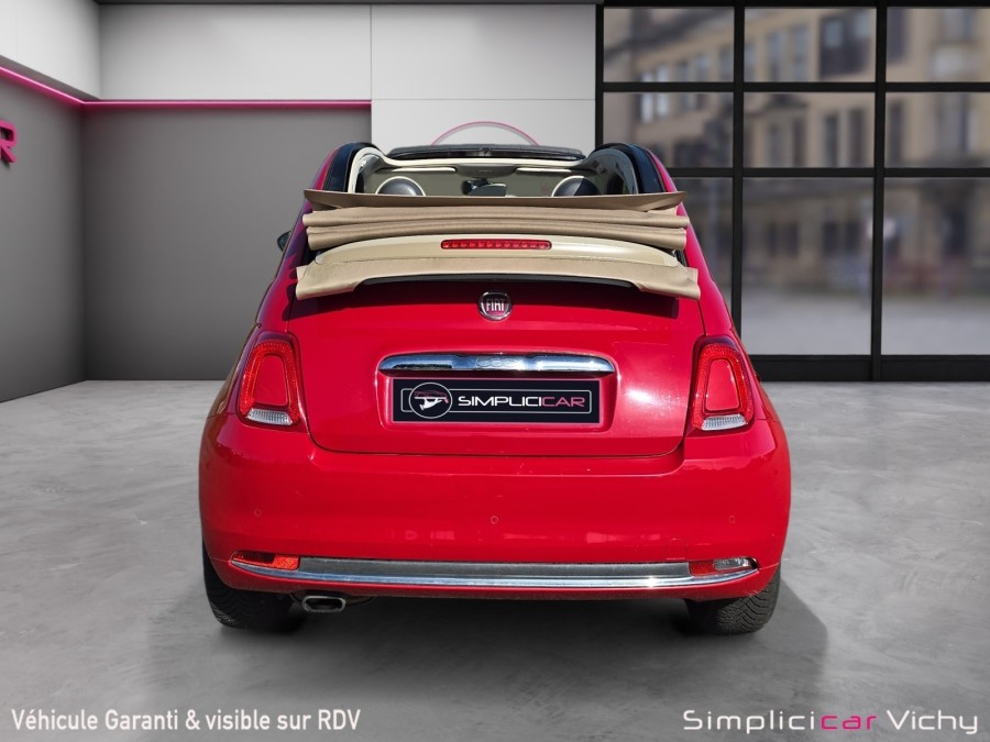 FIAT d'occasion 500 C 1.2 8V 69 LOUNGE de 2017 Vichy (03)﻿