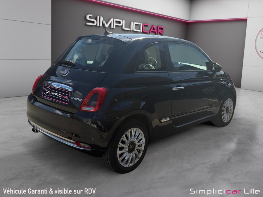FIAT d'occasion 500 1.0 HYBRIDE 70 LOUNGE de 2020 Lille La Madeleine