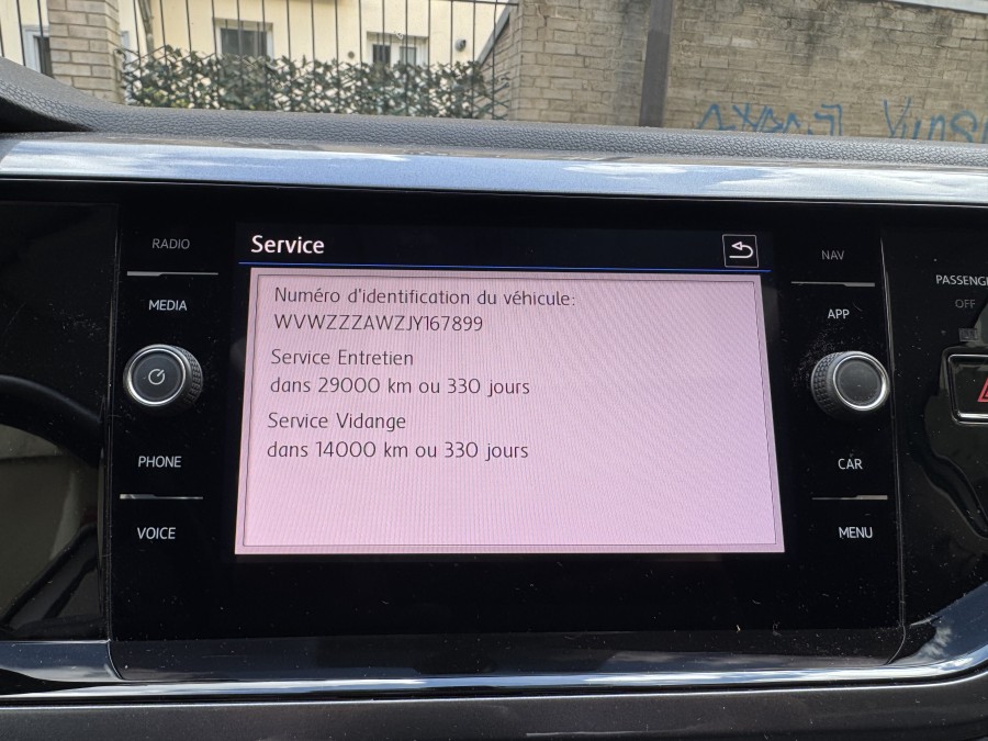VOLKSWAGEN d'occasion POLO 1.0 TSI 115 CARAT DSG7 de 2018 Paris 15
