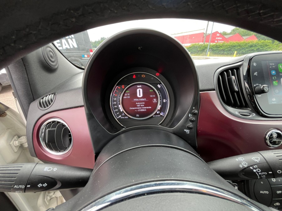 FIAT d'occasion 500 1.2 8V 69 DIVA DUALOGIC de 2020 Limoges (87)﻿