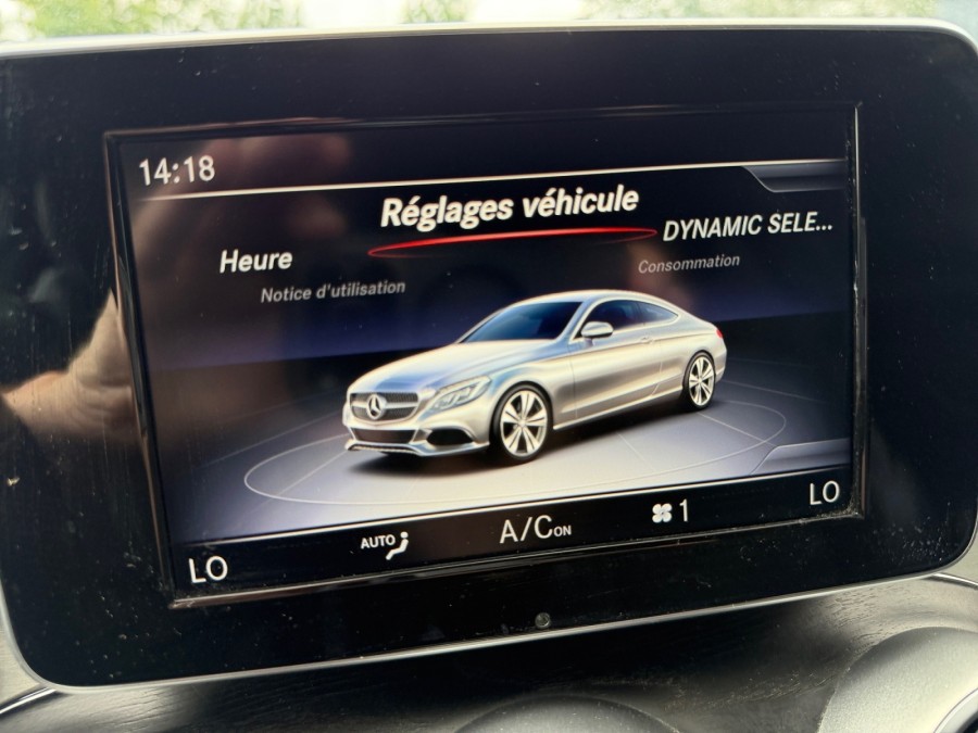 MERCEDES d'occasion CLASSE C COUPE C200 BA de 2017 Tours (37)﻿