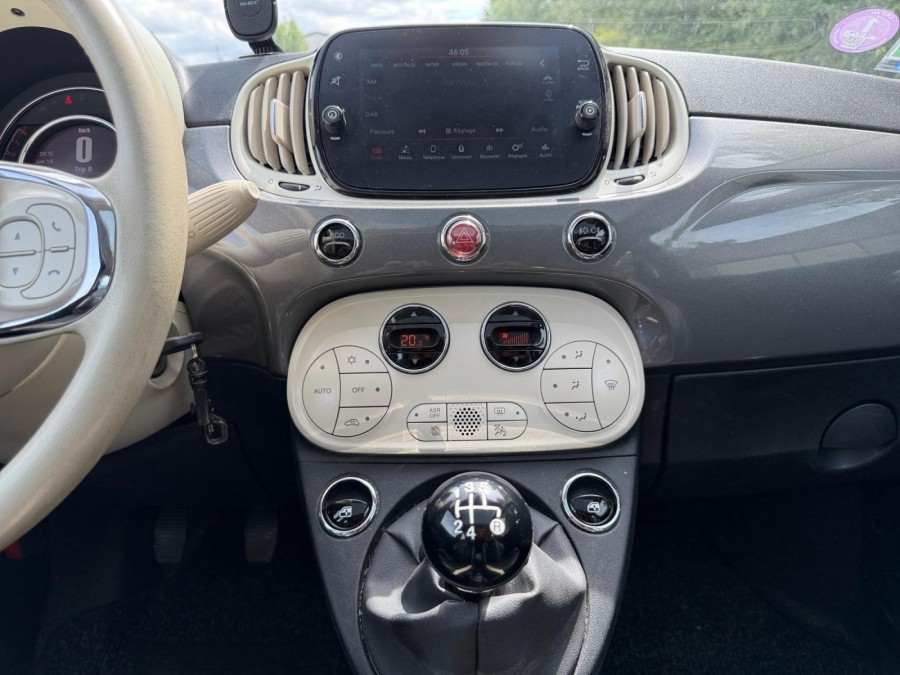 FIAT d'occasion 500 0.9 8V 85 TWIN AIR CLUB de 2018 Tours (37)﻿