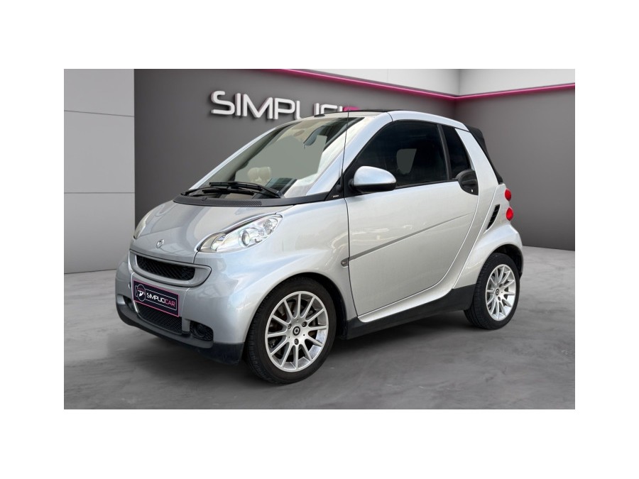 SMART d'occasion FORTWO CABRIO PASSION 84 de 2007 La Ciotat (13)﻿