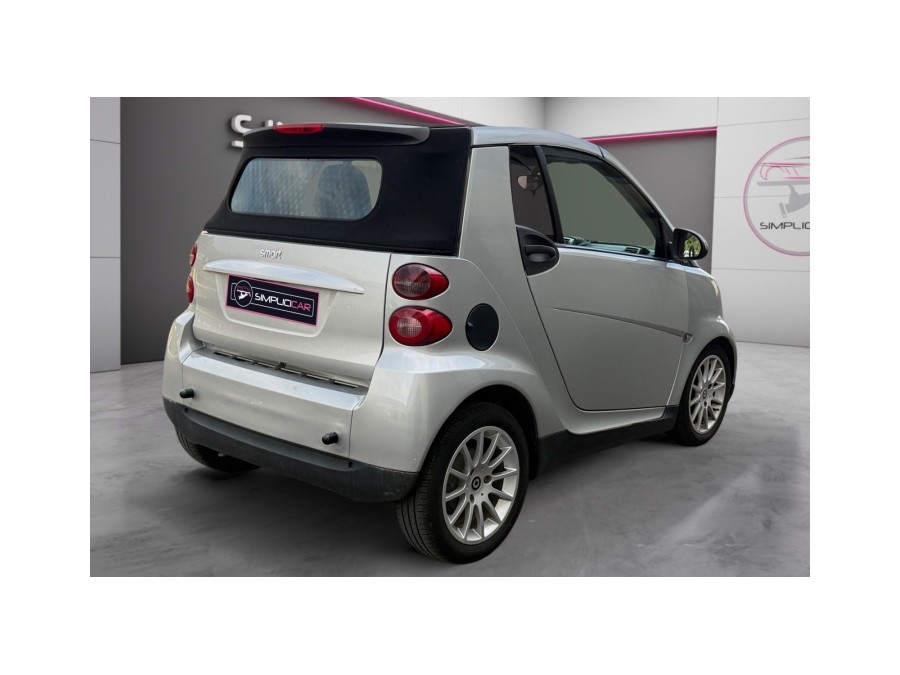 SMART d'occasion FORTWO CABRIO PASSION 84 de 2007 La Ciotat (13)﻿