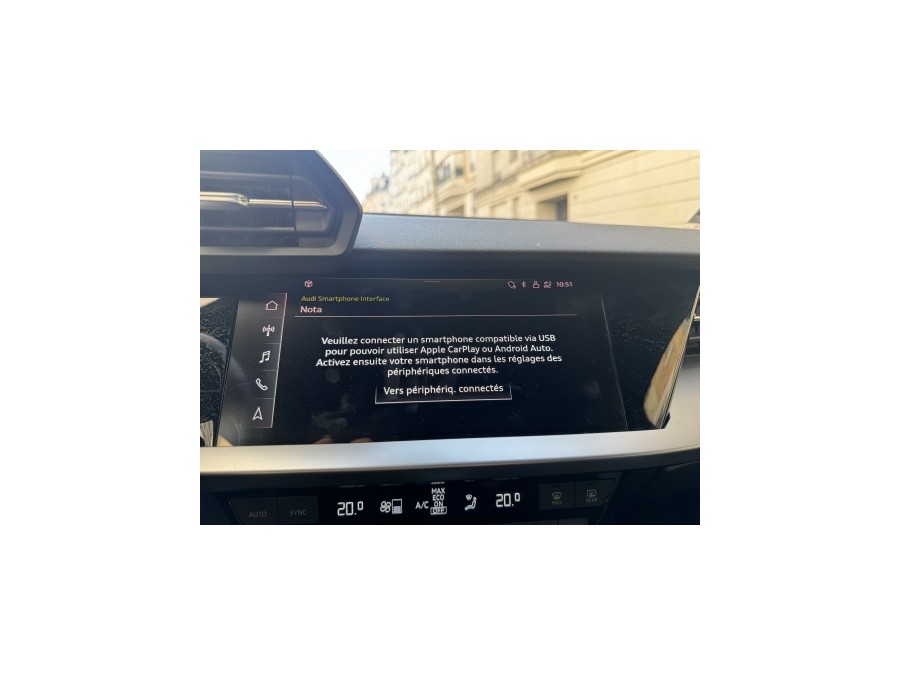AUDI d'occasion A3 Sportback 35 TFSI 150 DESIGN S TRONIC 7 de 2020