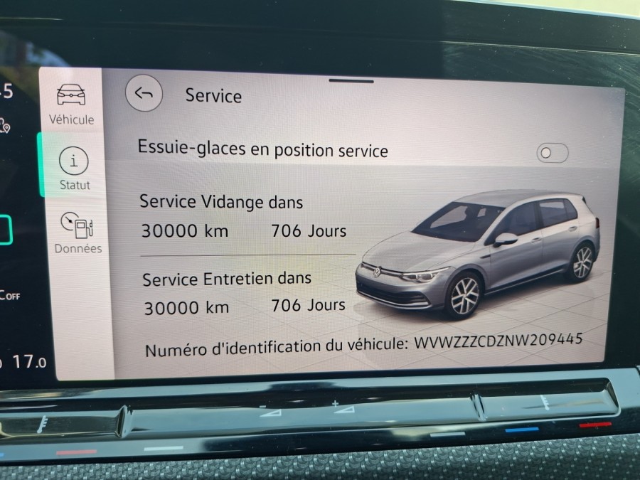 VOLKSWAGEN d'occasion GOLF VIII 1.5 E-TSI OPF 150 R-LINE DSG de 2022