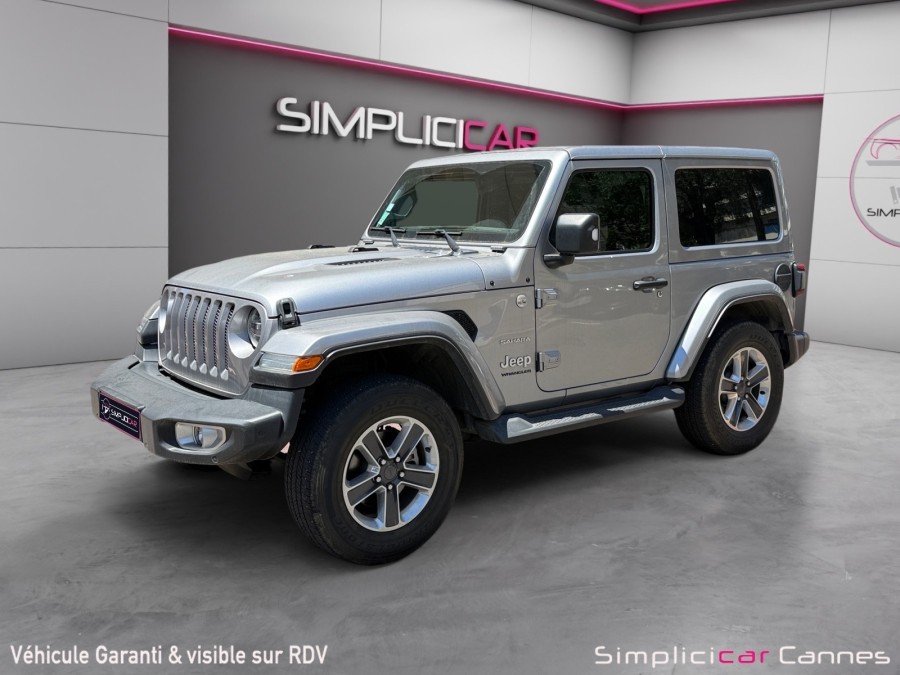 JEEP d'occasion WRANGLER IV 2.0I T 272 SPORT BVA de 2019 Cannes (06)﻿