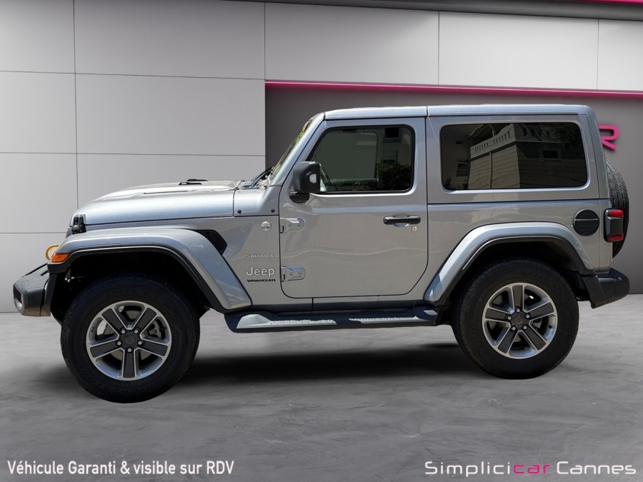 JEEP d'occasion WRANGLER IV 2.0I T 272 SPORT BVA de 2019 Cannes (06)﻿