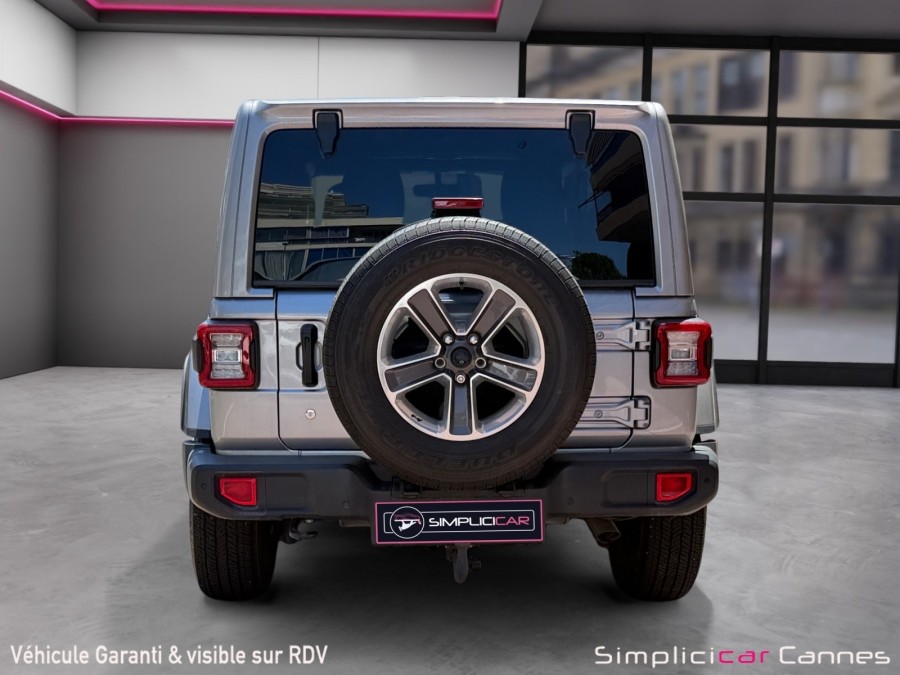 JEEP d'occasion WRANGLER IV 2.0I T 272 SPORT BVA de 2019 Cannes (06)﻿