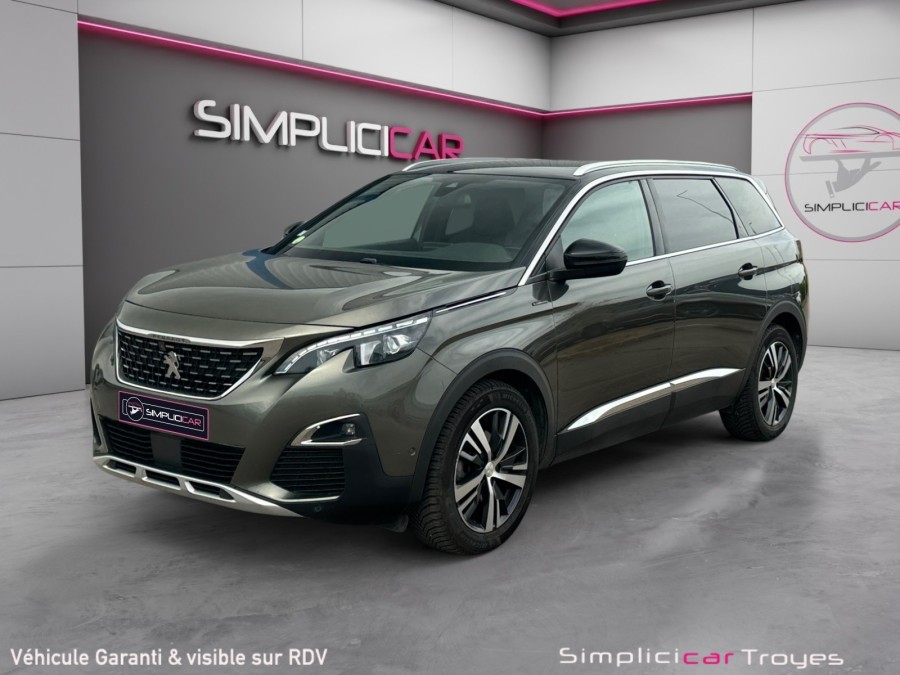 PEUGEOT d'occasion 5008 1.5 BLUE HDI 130 GT LINE de 2020 Troyes (10)﻿