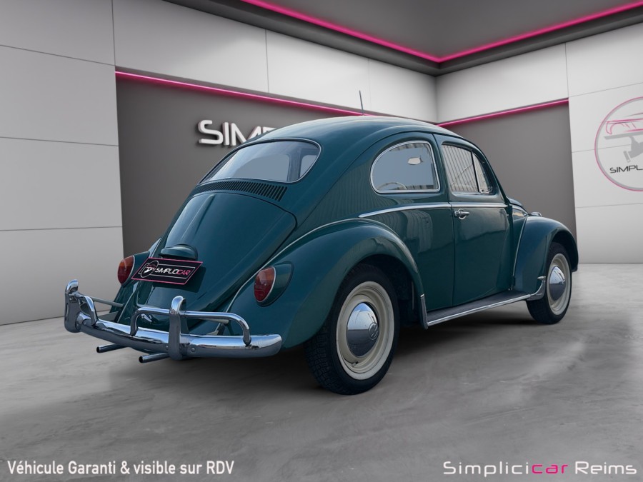 VOLKSWAGEN d'occasion COCCINELLE VOLKSWAGEN COCCINELLE 1200 1965 Vert