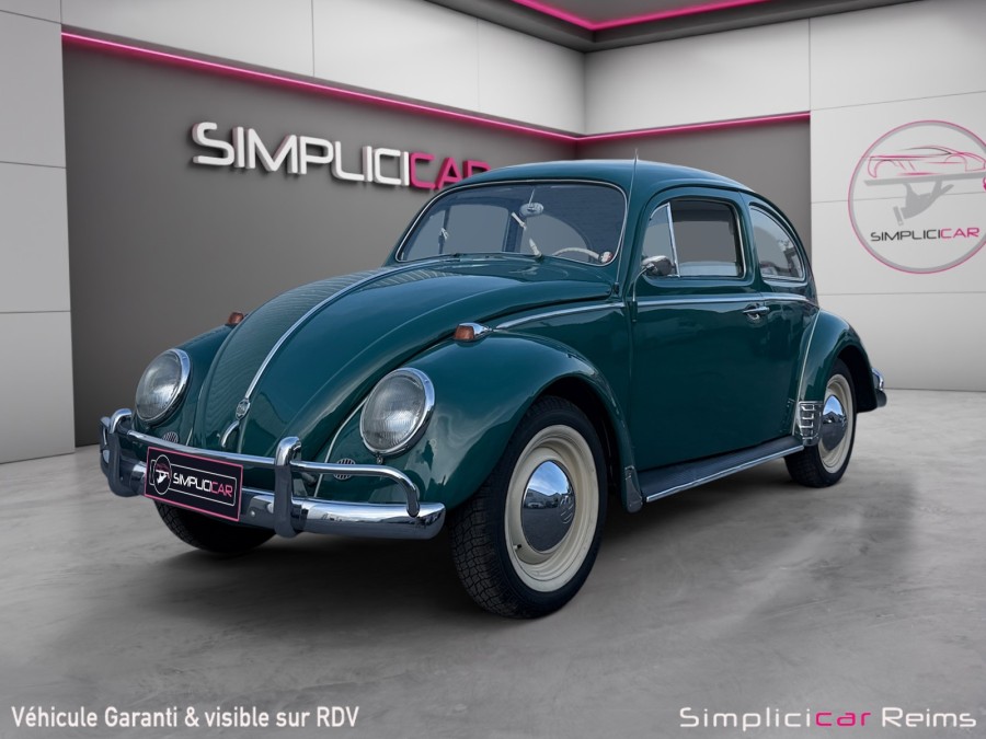 VOLKSWAGEN d'occasion COCCINELLE VOLKSWAGEN COCCINELLE 1200 1965 Vert