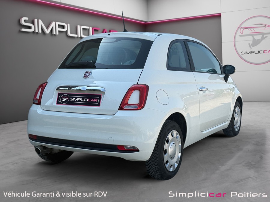 FIAT d'occasion 500 FIAT 500 1.2 8V 69 POP STAR de 2018 Poitiers (86)﻿