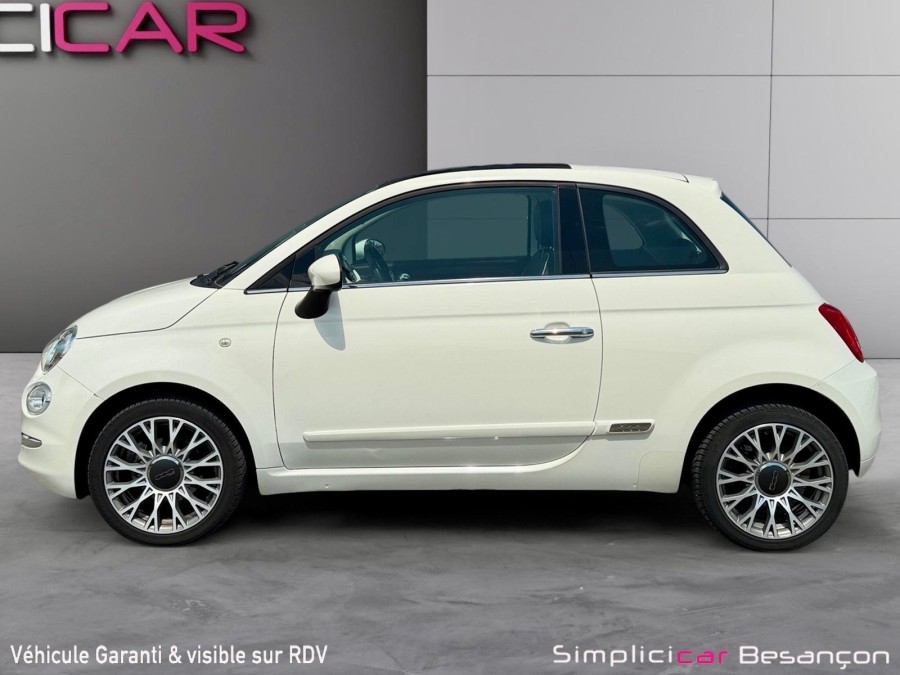 FIAT d'occasion 500 1.2 8V 69 LOUNGE de 2018 Besançon (25)﻿