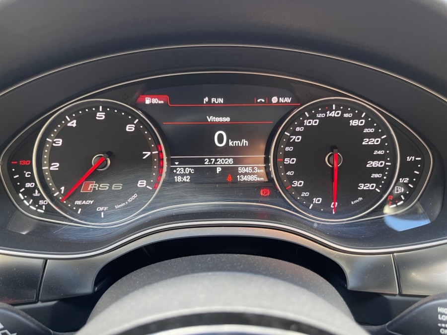 AUDI d'occasion RS6 4.0 TFSI V8 PERFORMANCE QUATTRO TIPTRONIC de 2018