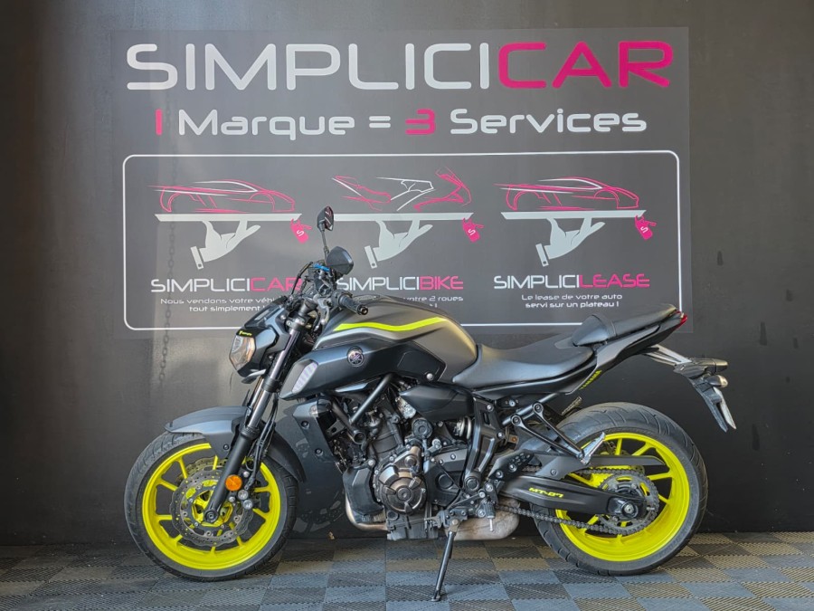 YAMAHA d'occasion MT-07 YAMAHA MT-07 de 2018 Méry Sur Oise (95)﻿