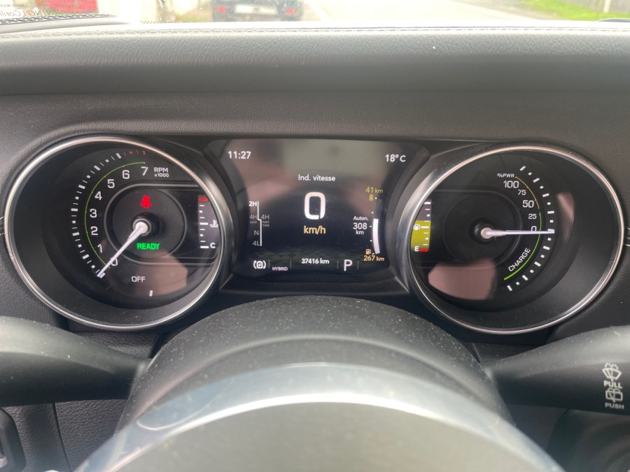 JEEP d'occasion WRANGLER UNLIMITED 2.0I T 380 4XE OVERLAND BA de 2022