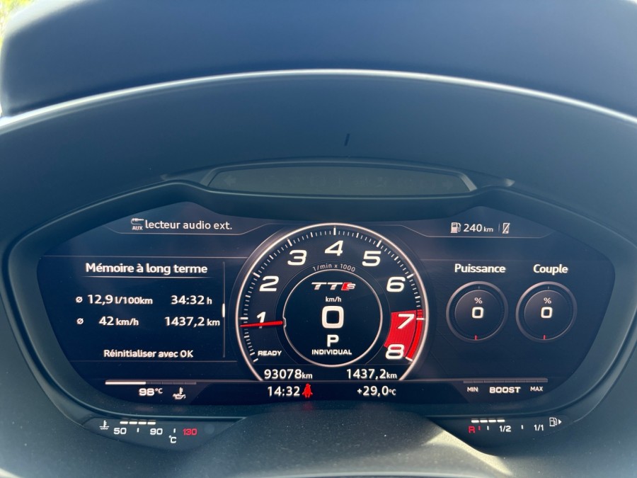 AUDI d'occasion TT TTS 2.0 TFSI 306 ROADSTER QUATTRO S TRONIC de 2020