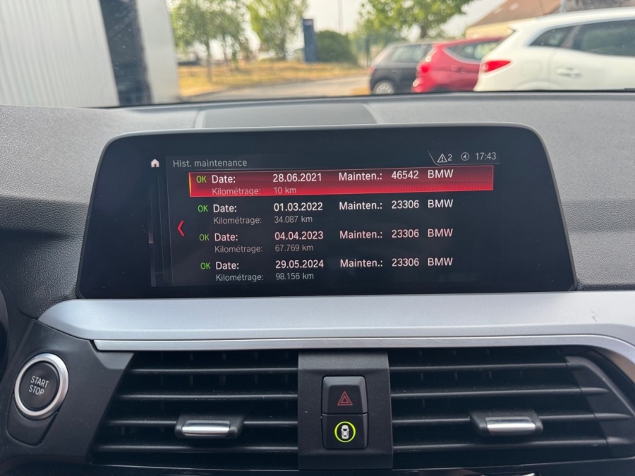 BMW d'occasion X3 30E XD 292 BUSINESS DESIGN BA de 2021 Troyes (10)﻿