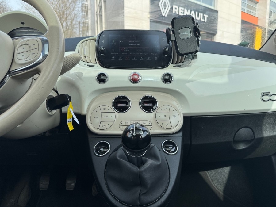 FIAT d'occasion 500 1.2 69 ch Eco Pack Lounge de 2019 Montreuil (93)﻿