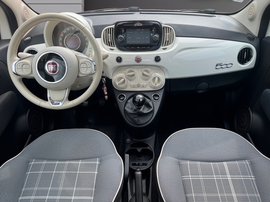 FIAT d'occasion 500 1.2 8V 69 LOUNGE de 2018 Troyes (10)﻿