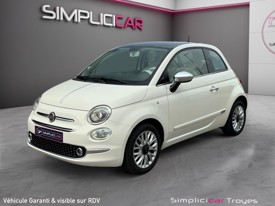 FIAT d'occasion 500 1.2 8V 69 LOUNGE de 2018 Troyes (10)﻿