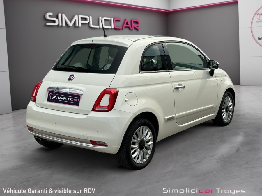 FIAT d'occasion 500 1.2 8V 69 LOUNGE de 2018 Troyes (10)﻿