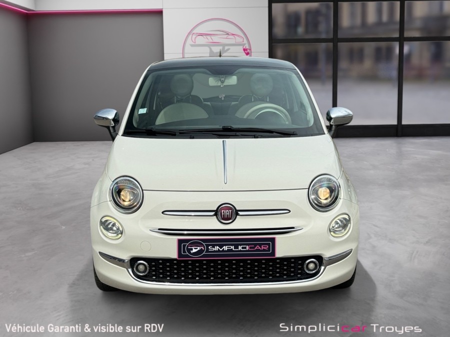 FIAT d'occasion 500 1.2 8V 69 LOUNGE de 2018 Troyes (10)﻿