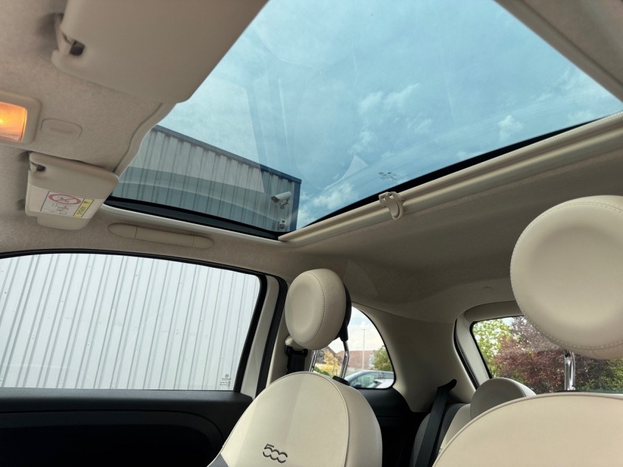 FIAT d'occasion 500 1.2 8V 69 LOUNGE de 2018 Troyes (10)﻿