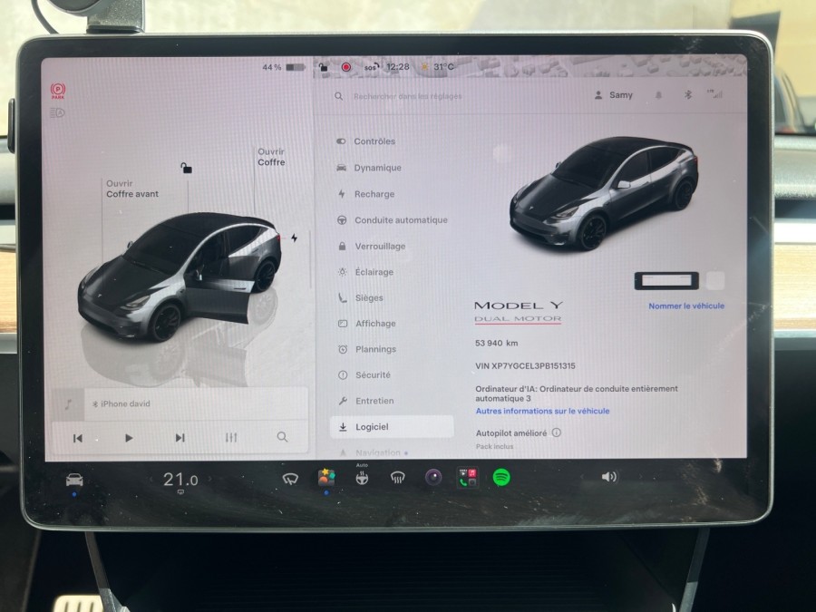 TESLA MOTORS d'occasion Y PERFORMANCE DUAL MOTOR AWD de 2023 Le