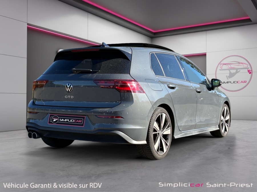 VOLKSWAGEN d'occasion GOLF 2.0 TDI 200 GTD DSG de 2021 Lyon St Priest