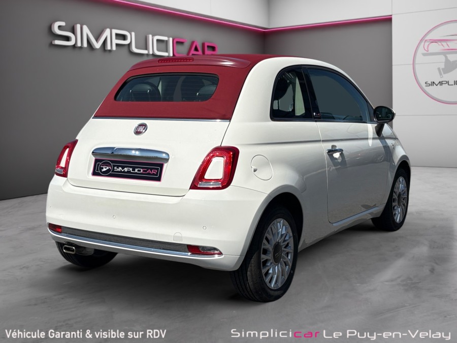 FIAT d'occasion 500C 1.2 8V 69 Eco Pack Lounge de 2019 Le Puy en
