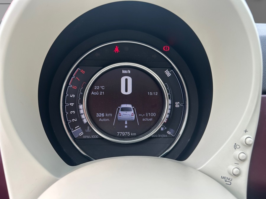 FIAT d'occasion 500 1.2 8V 69 LOUNGE de 2020 Evreux (27)﻿