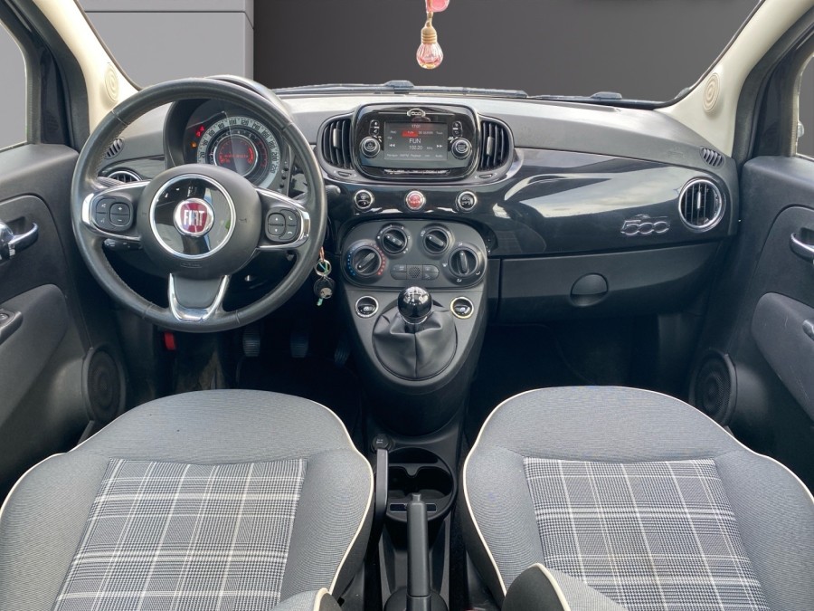 FIAT d'occasion 500 1.2 8V 69 Lounge de 2018 Troyes (10)﻿