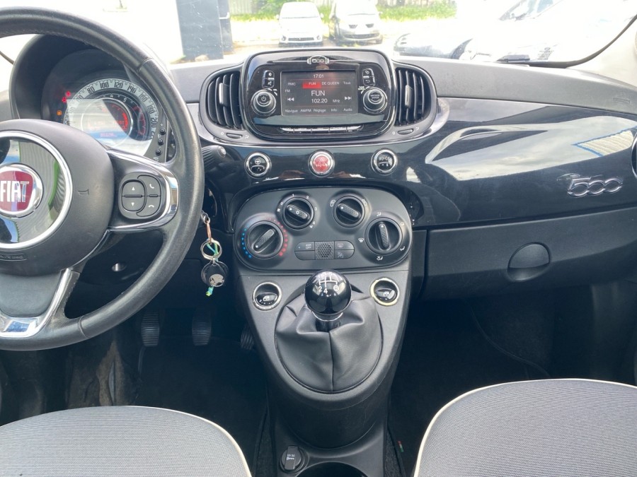 FIAT d'occasion 500 1.2 8V 69 Lounge de 2018 Troyes (10)﻿