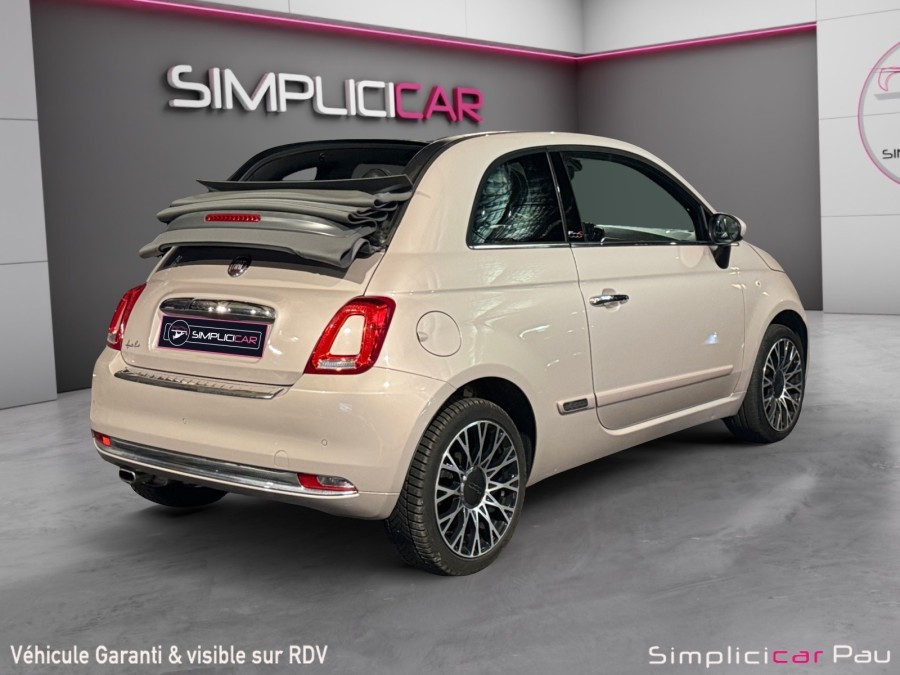 FIAT d'occasion 500 C 1.2 8V 69 CLUB DUALOGIC de 2019 Serres-Castet