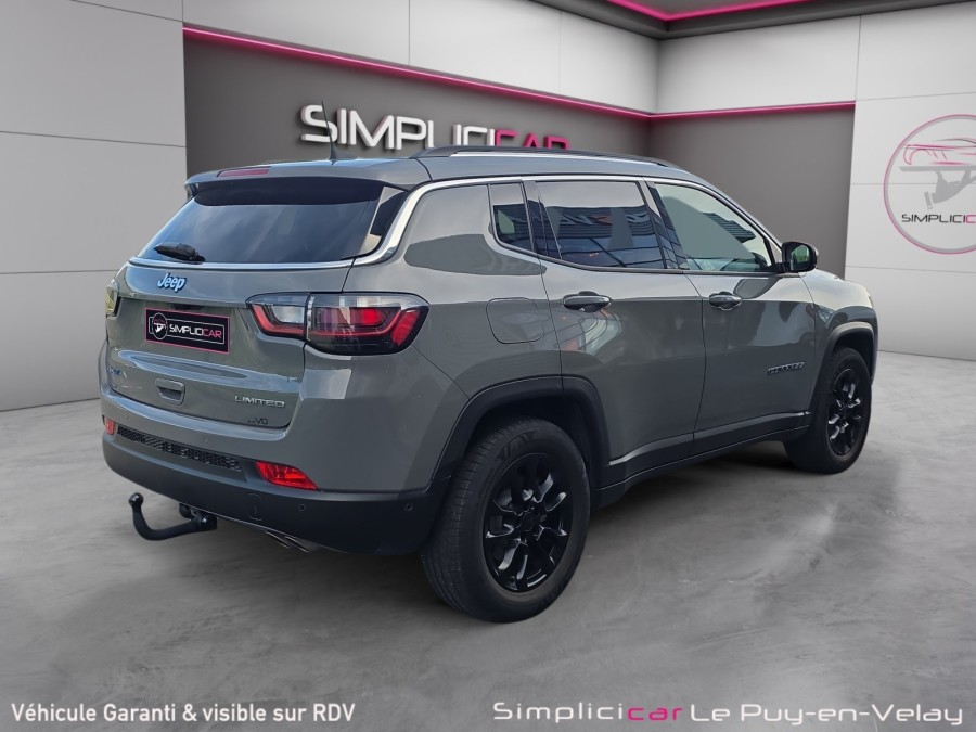 JEEP d'occasion COMPASS 1.3 PHEV T4 190 ch 4xe eAWD Limited de 2021
