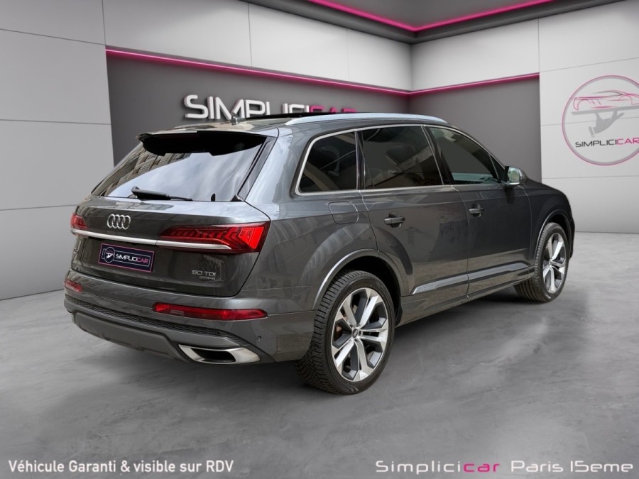AUDI d'occasion Q7 50 TDI 286 ch QUATTRO S LINE de 2020 Paris 15 (75)﻿