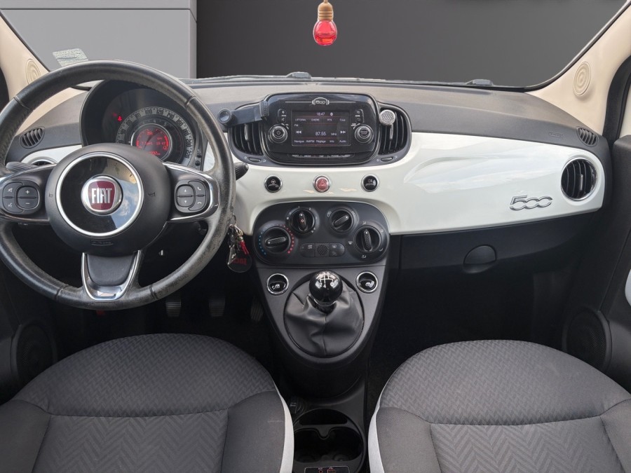 FIAT d'occasion 500 1.2 8v 69ch Lounge de 2017 Lyon Nord (69)﻿