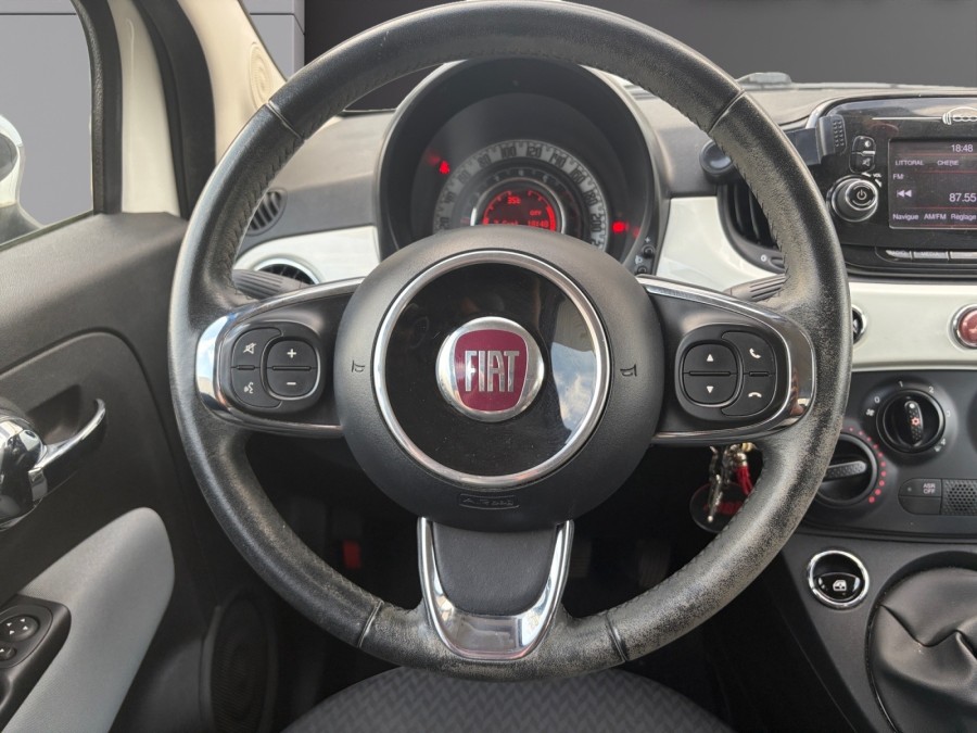 FIAT d'occasion 500 1.2 8v 69ch Lounge de 2017 Lyon Nord (69)﻿
