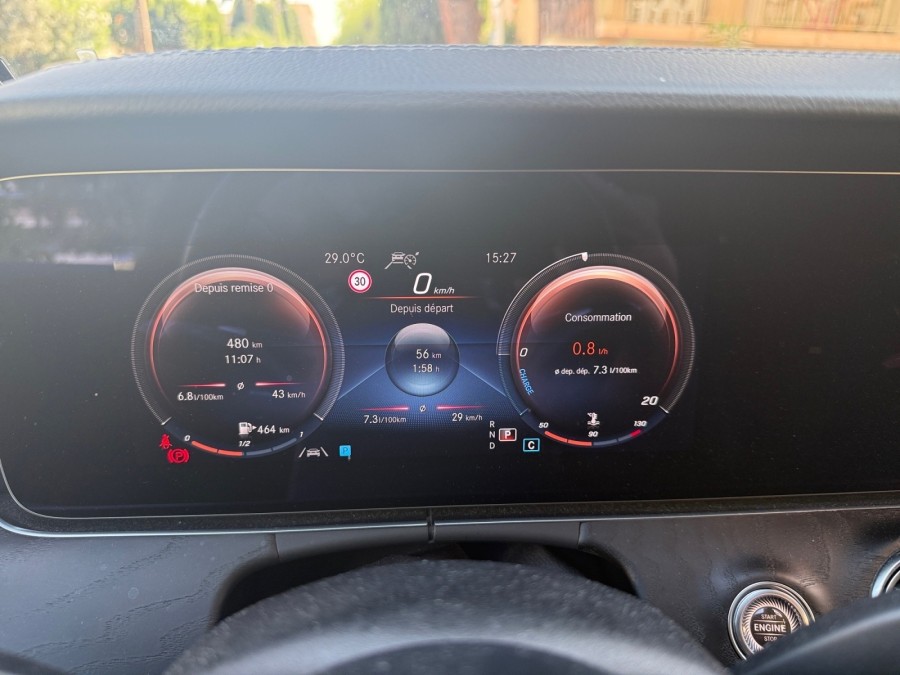 MERCEDES d'occasion CLASSE-E 220 D AMG LINE AUTO de 2022 Cannes (06)﻿