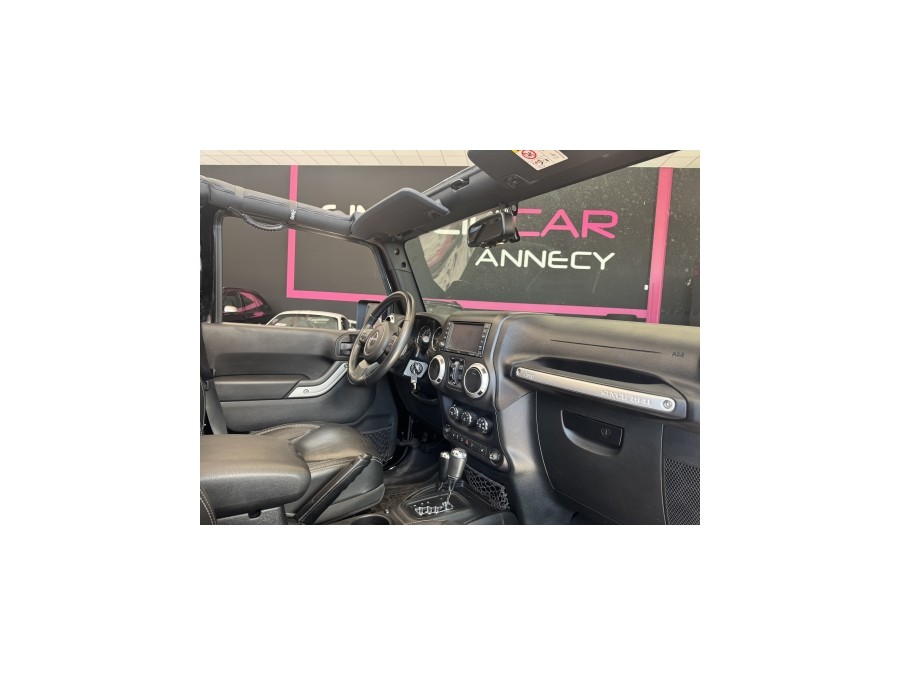 JEEP d'occasion WRANGLER 2.8 CRD 200 FAP SAHARA AUTO de 2016 Annecy